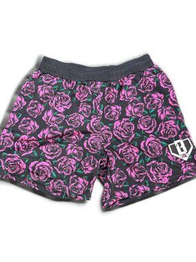 Baseball Lifestyle 101 Mesh Shorts Black Pink Rose Mother’s Day Addition Small